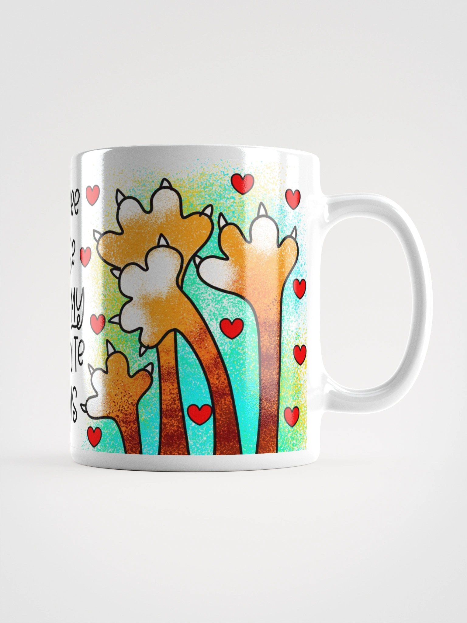 Hand Drawn Cat Coffee Pause Mug product image (2)