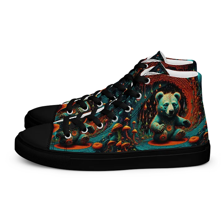 Woman's Surreal Mushroom Bear High Tops product image (1)