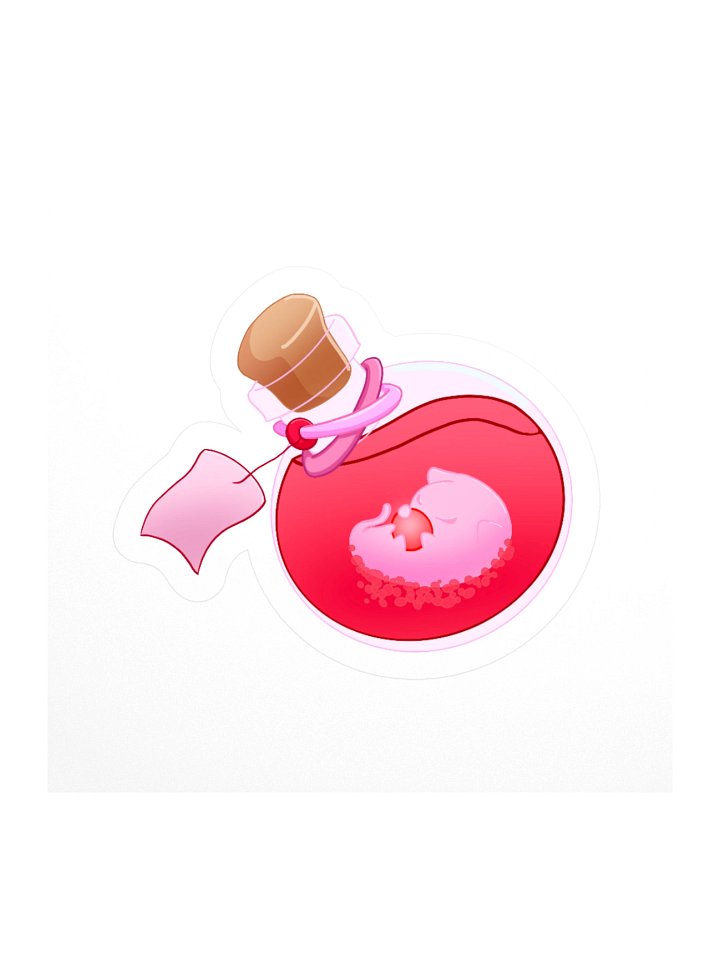 Mochi Boba Potion! Hp Sticker product image (1)