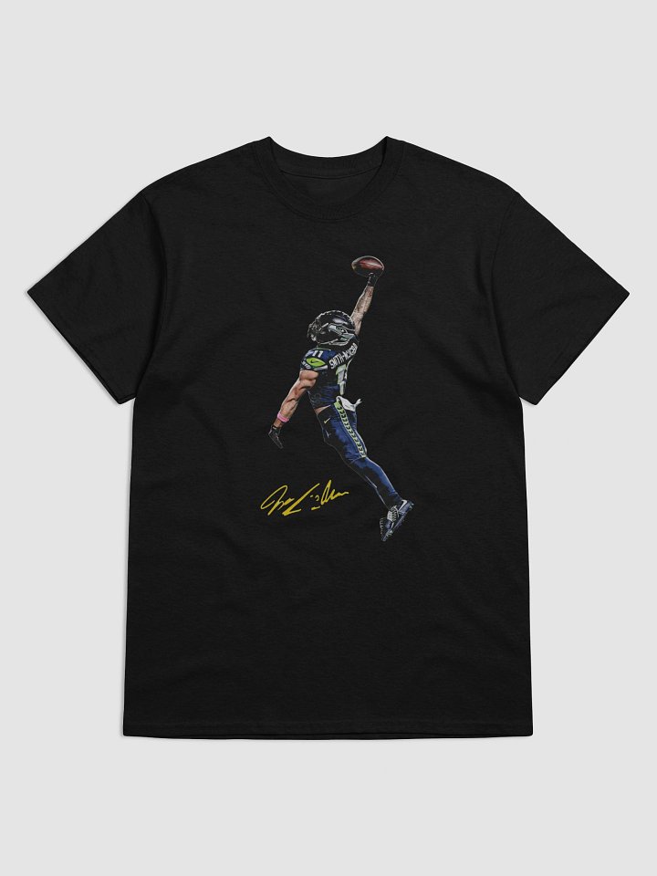 Jaxon Smith-Njigba Posterized T-Shirt - JSN Seattle Seahawks Vintage Style Graphic Tee - NFL Football Apparel product image (2)