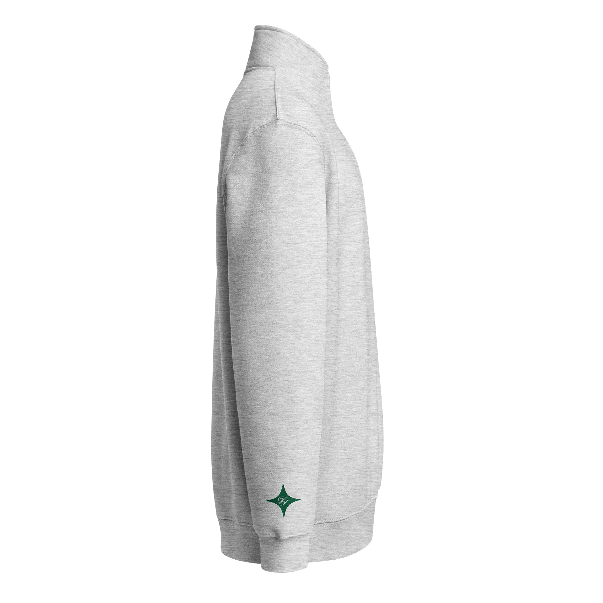 F&F Premium Quarter Zip Sweatshirt Tournament (GRN) product image (4)