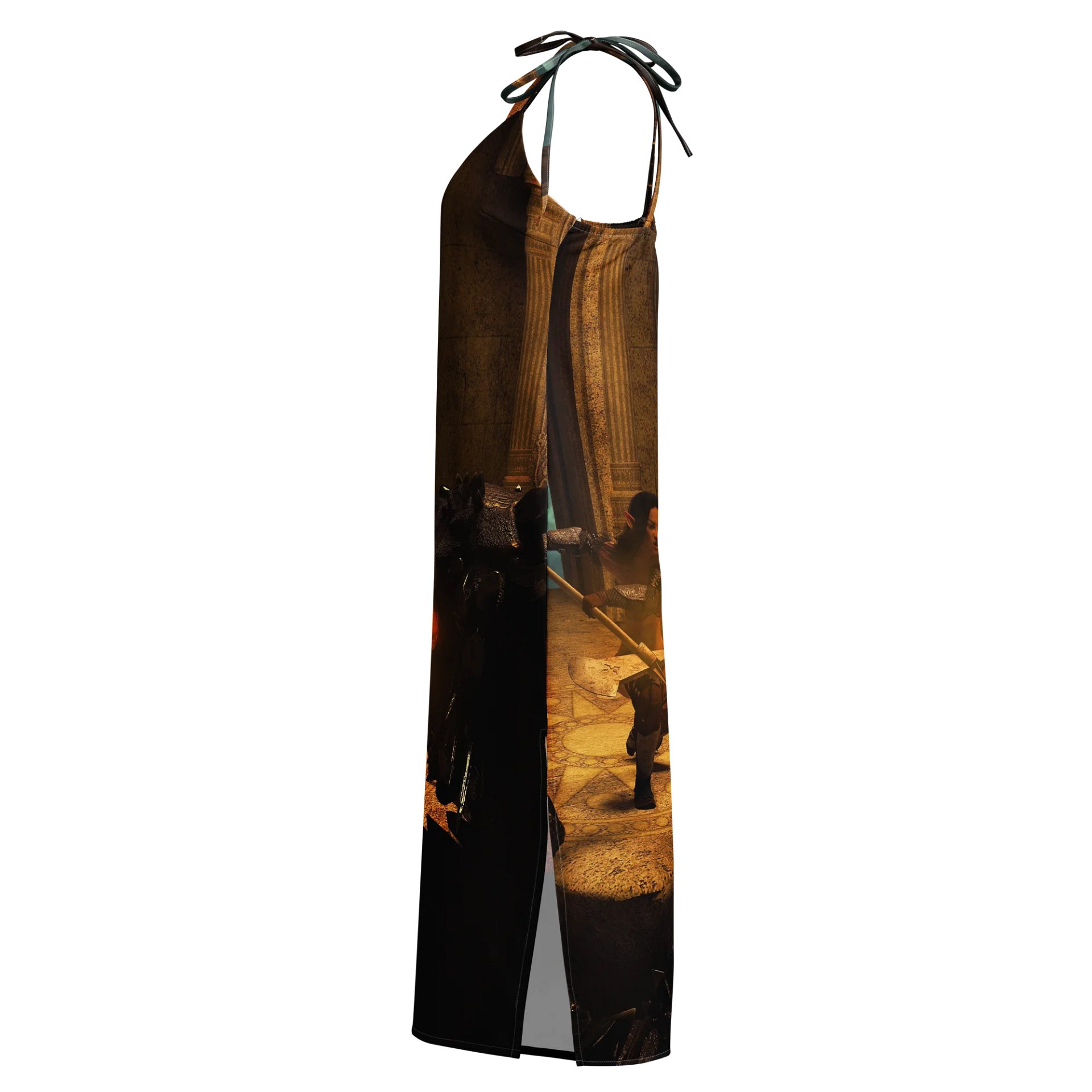 'Elven Stories - Warriors Cry Too' Chiffon Slip Dress product image (3)