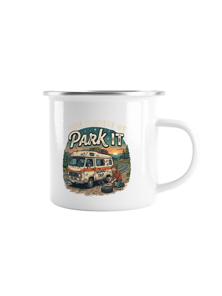 The "Unbreakable" Campfire Enamel Mug product image (1)