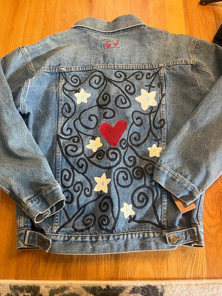 Dark Love Denim Jacket / Size Medium product image (1)