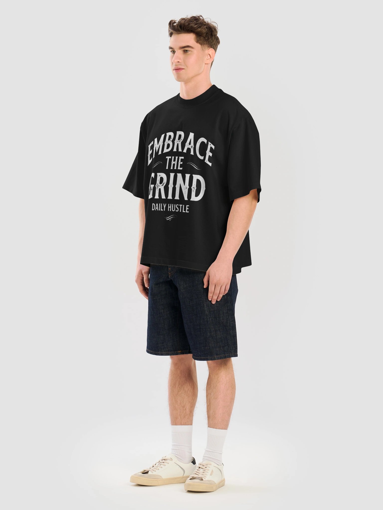 Embrace The Grind. - Heavyweight Oversized Tee product image (7)