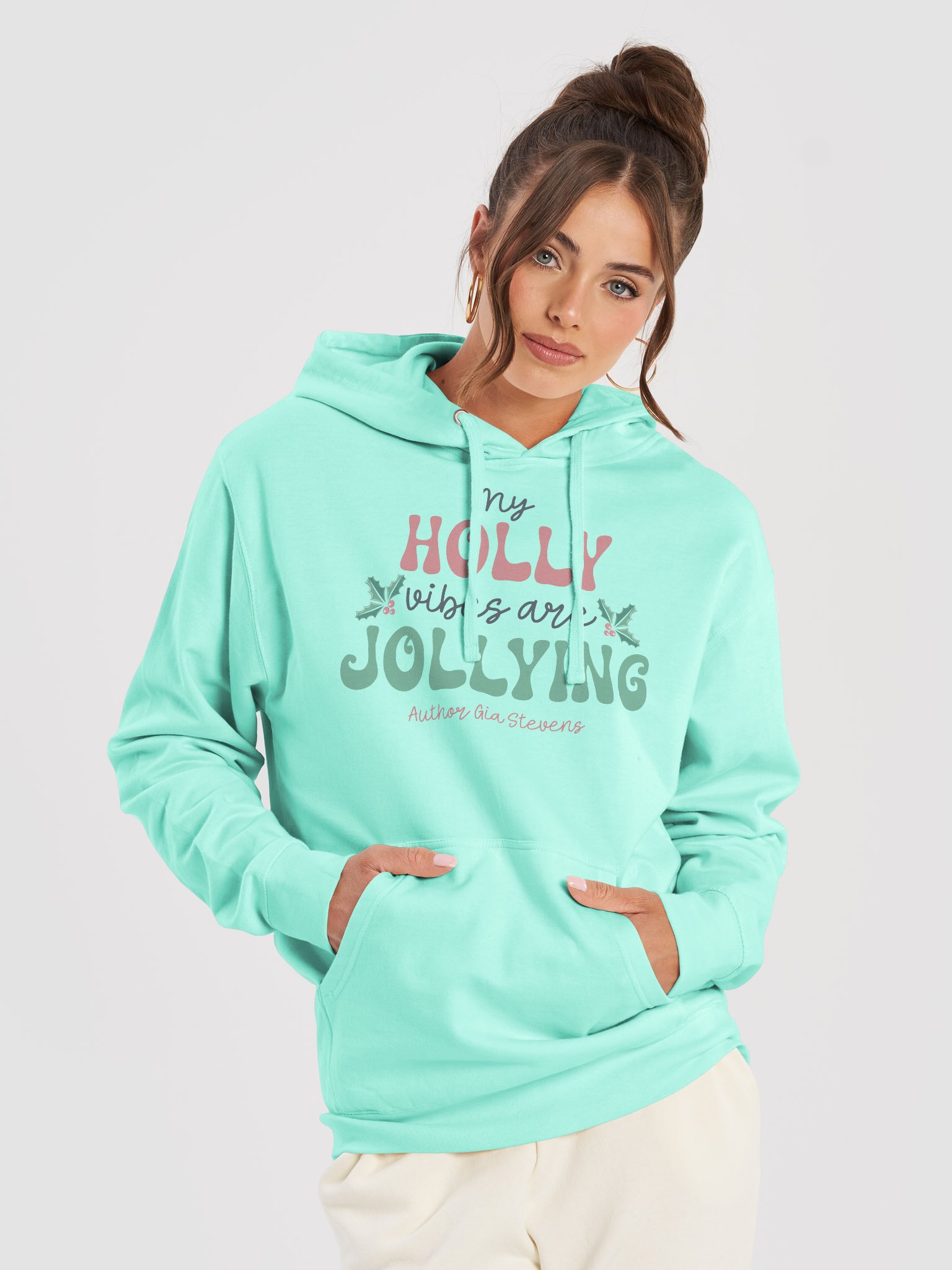 My Holly Vibes Are Jollying Midweight Hoodie product image (5)