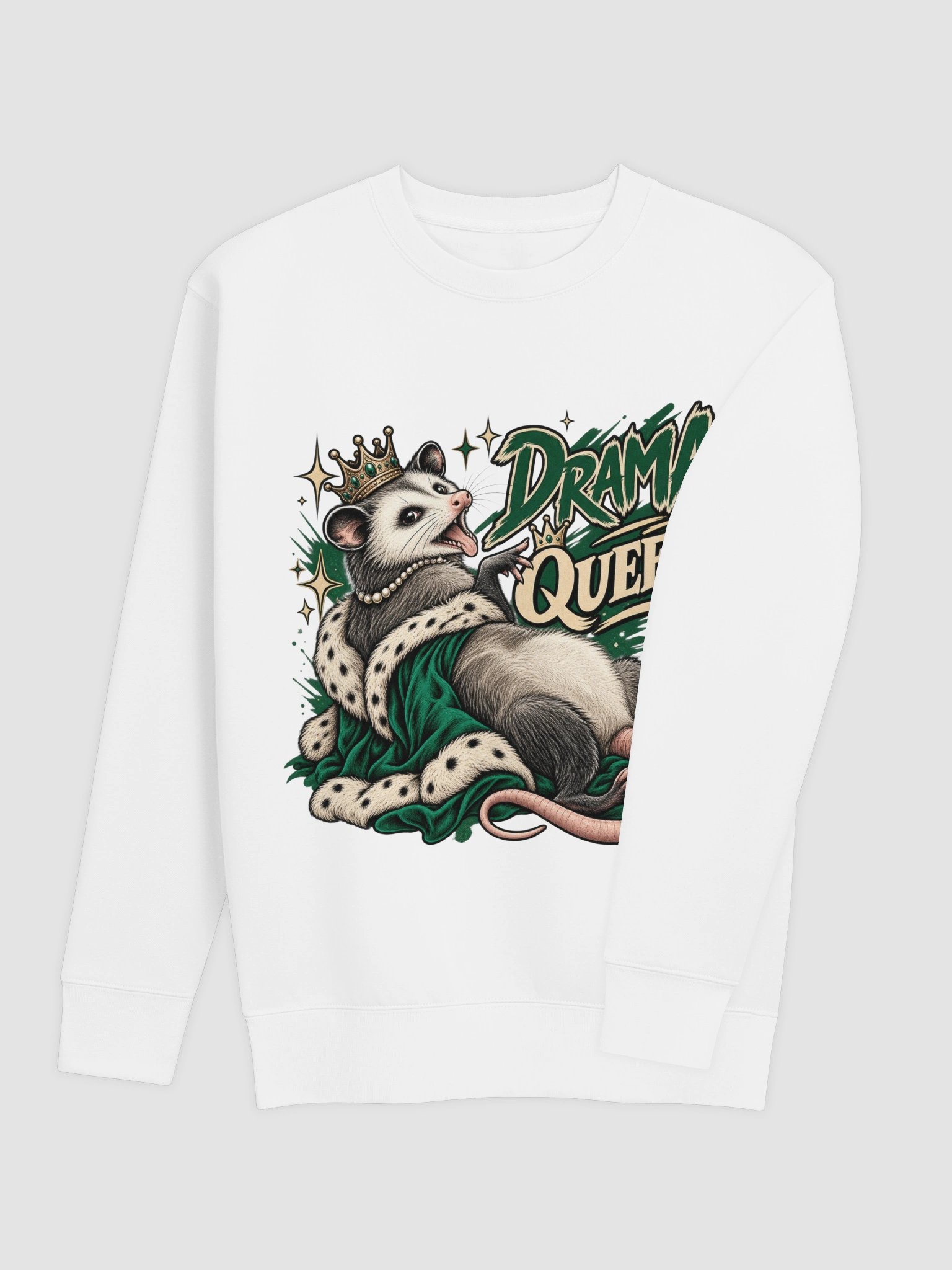 Opossum Drama Queen - Sarcastic Funny Animal Lover Sweatshirt product image (4)