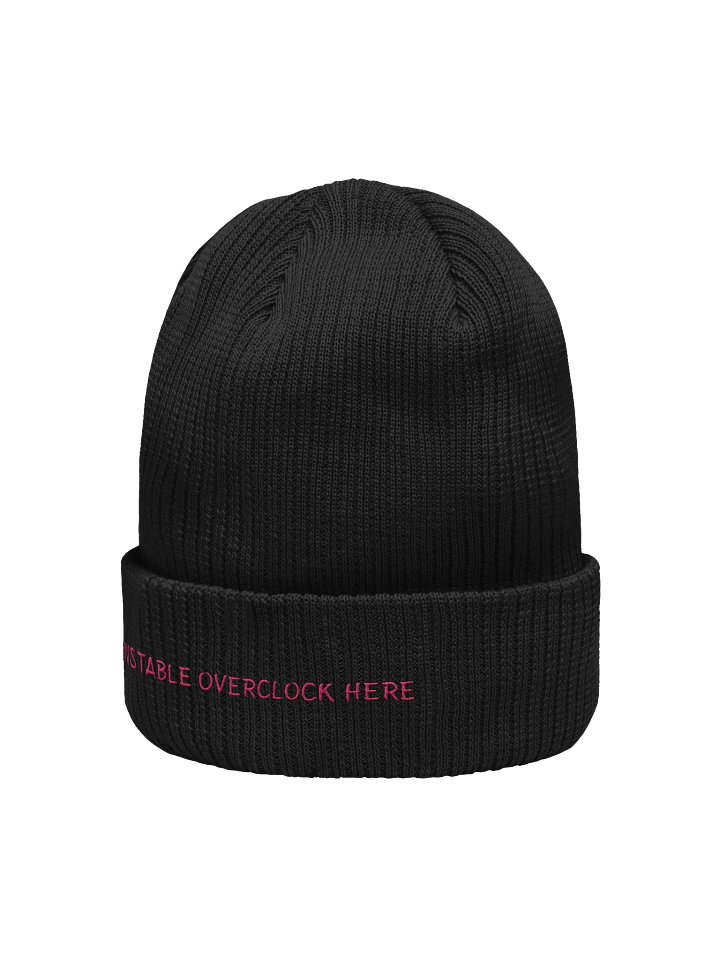 Unstable OverClock Here. Meme Beanie product image (2)
