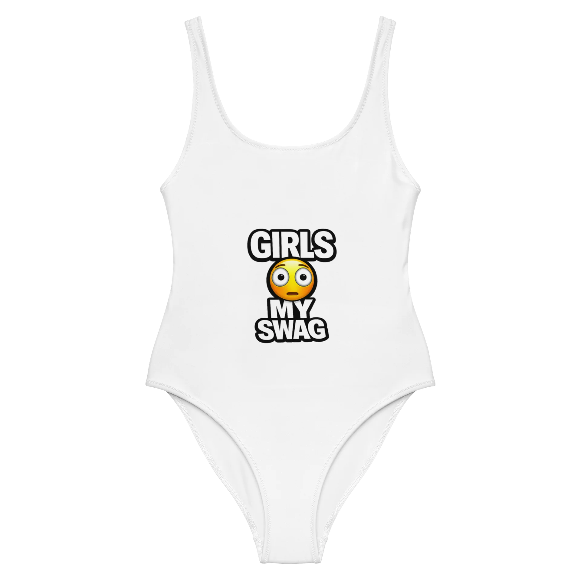 GIRLS AND MY SWAG SWIMSUIT (WHITE) product image (2)
