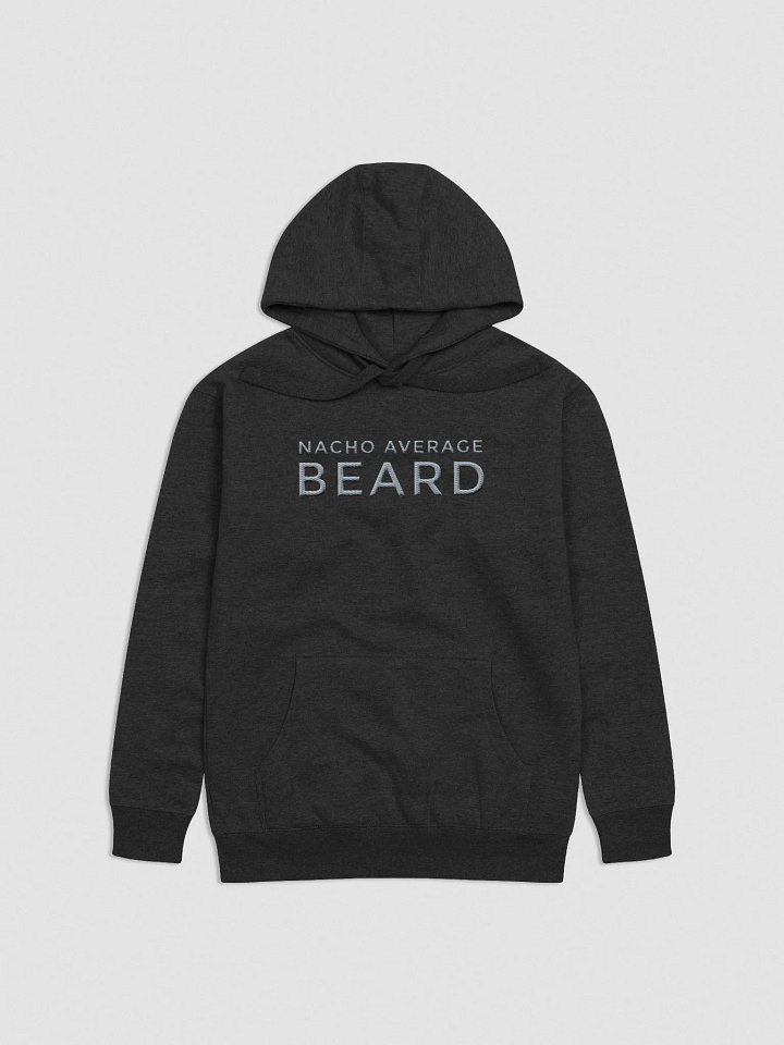 Men's Nacho Average Beard Hoodie (Grey Embroidery) product image (1)