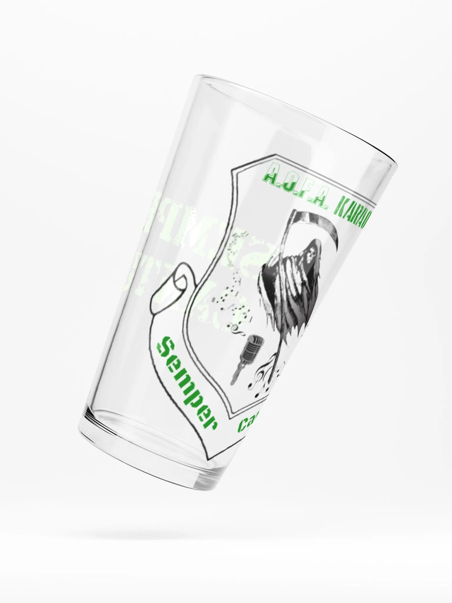 Aofa karaoke Pint Glass product image (3)