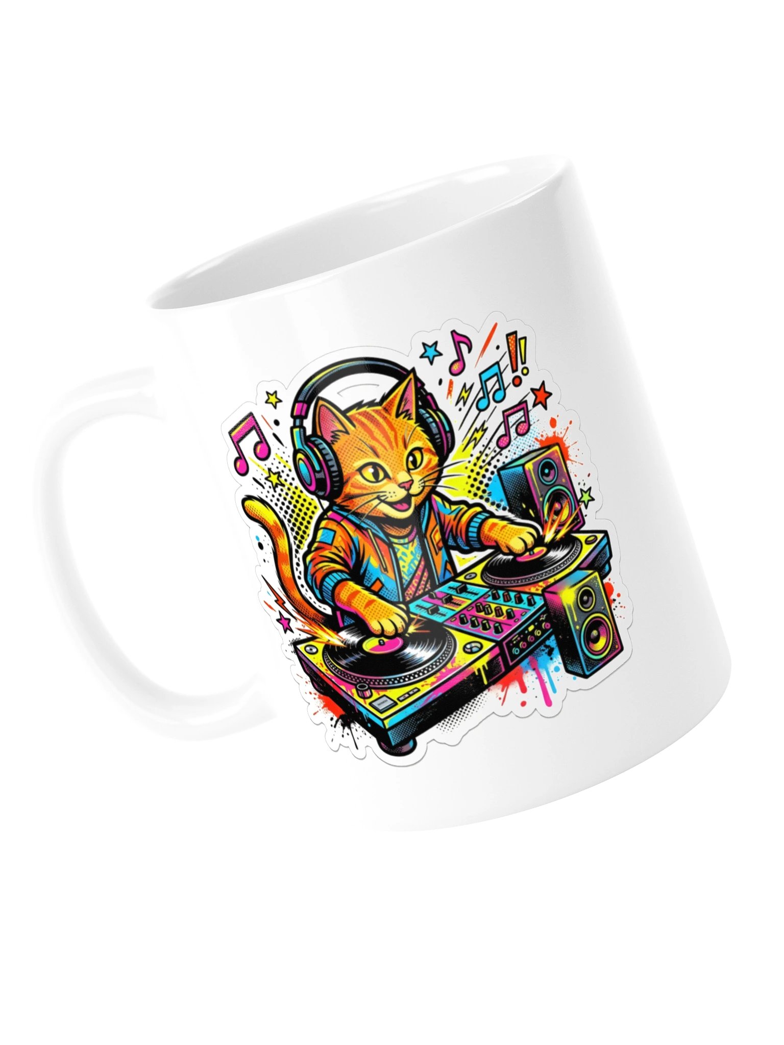 DJ Orange Cat Mug product image (5)