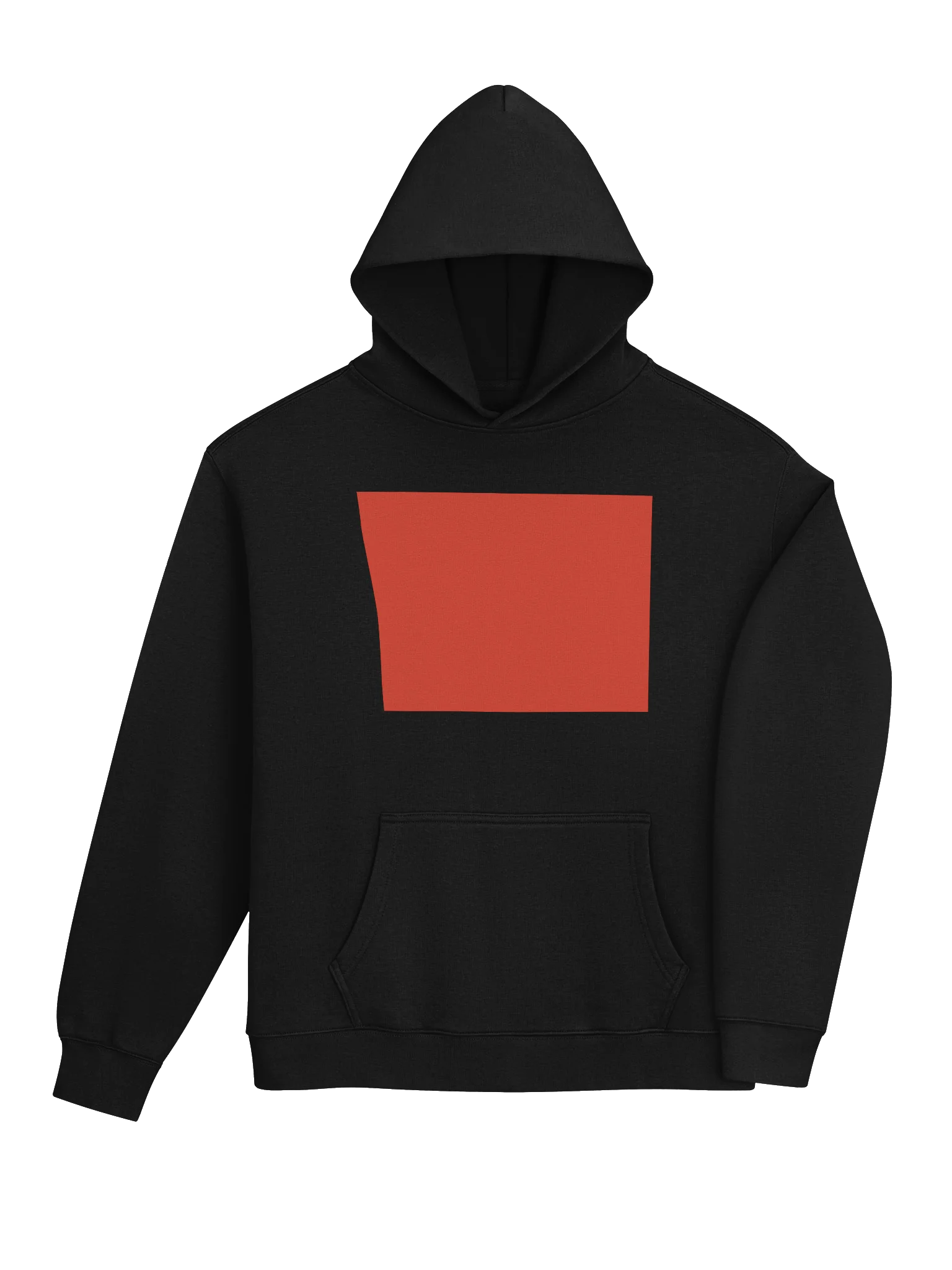Red word hoodie product image (13)