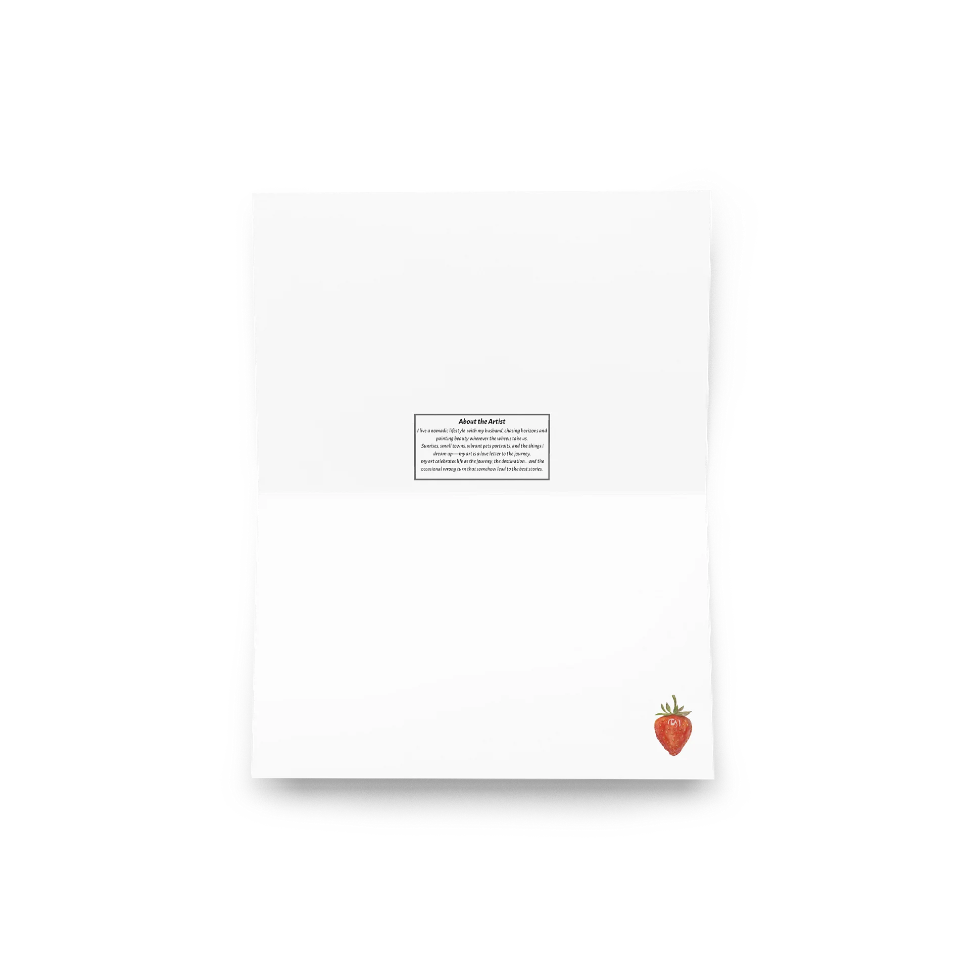 Never Again Strawberry Greeting Card product image (5)