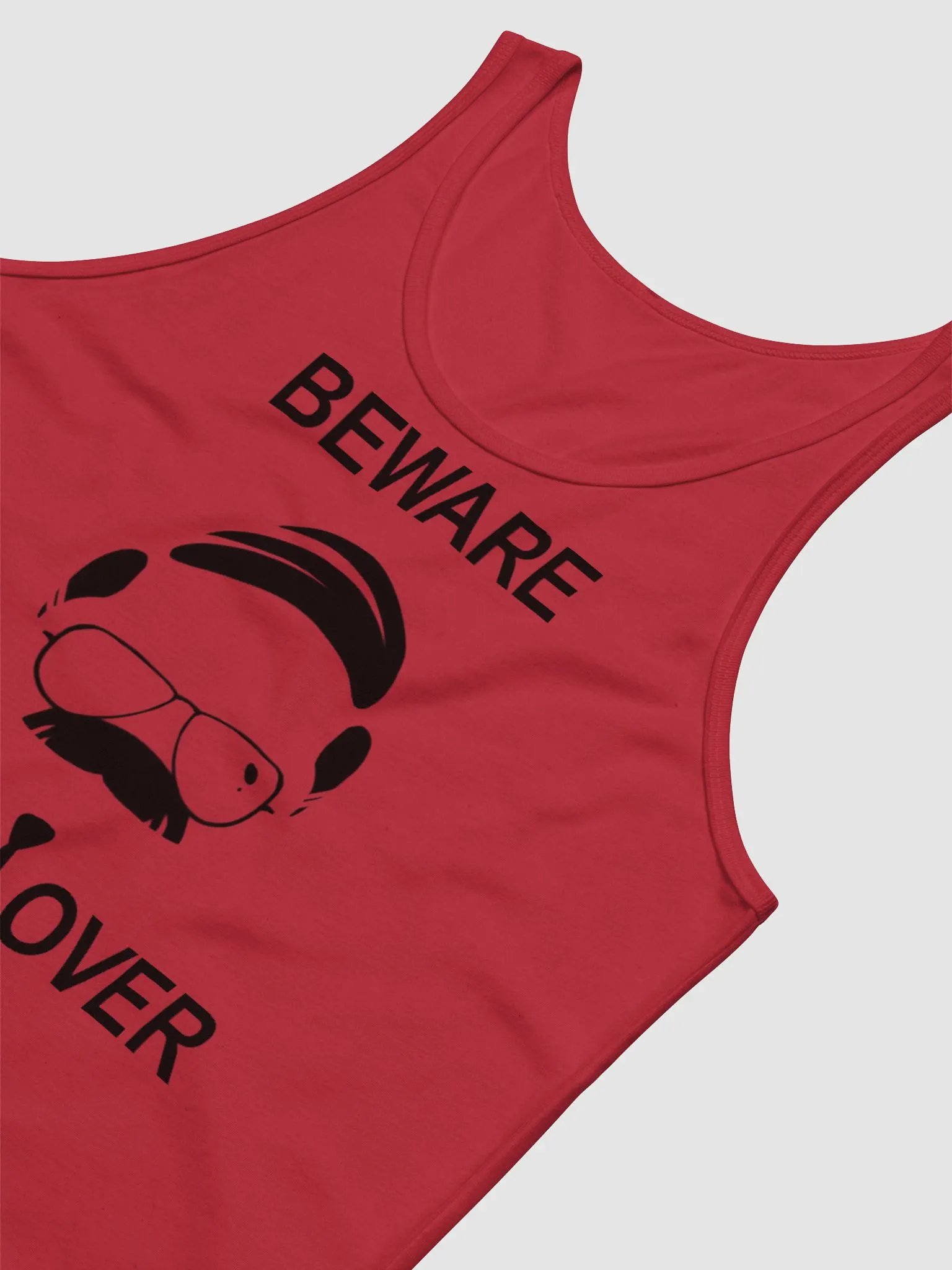 Beware The Combover Black Logo Tank Top product image (3)
