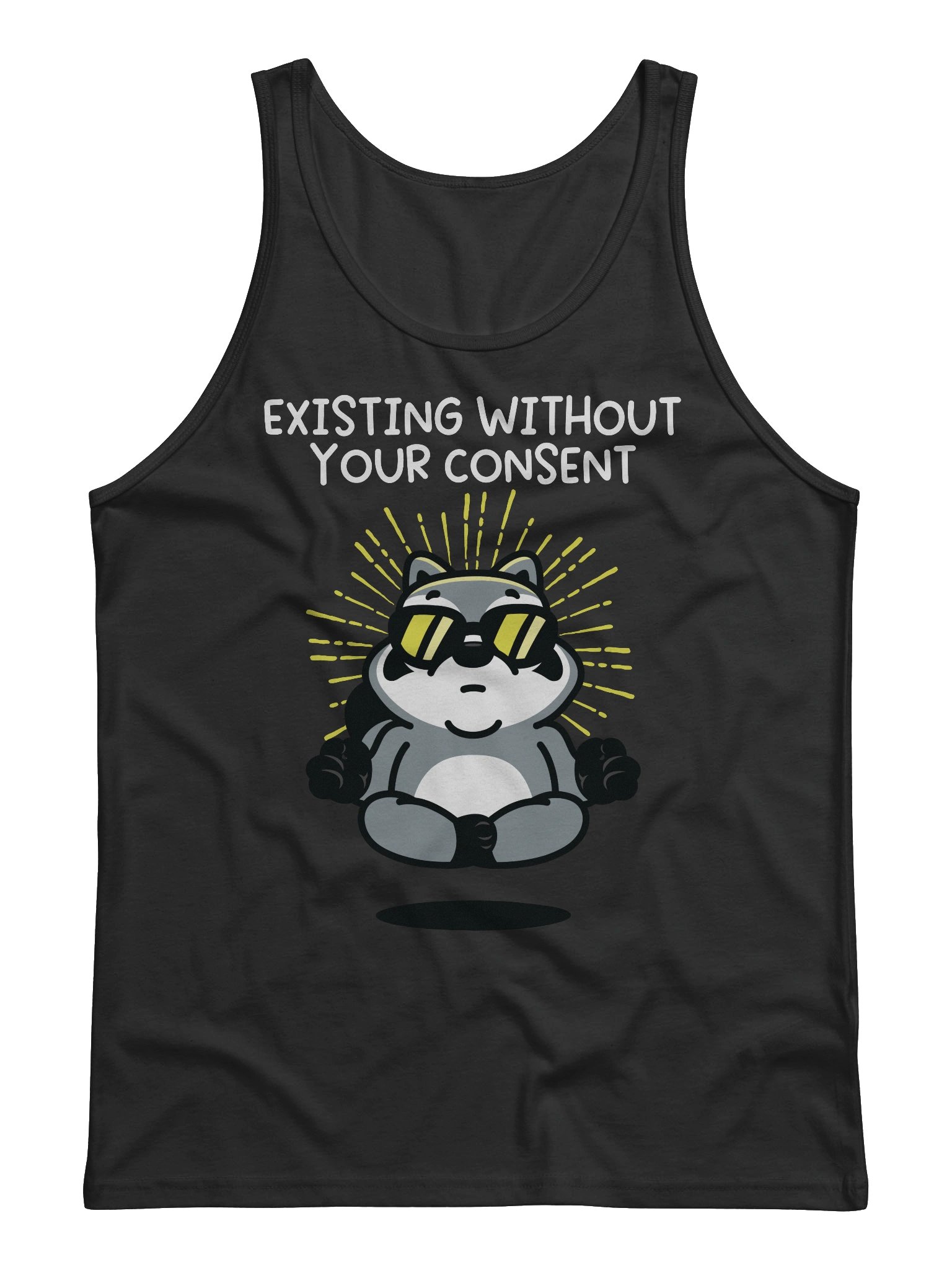 Existing Without Your Consent Men's Athletic Tank (Members Only) product image (1)