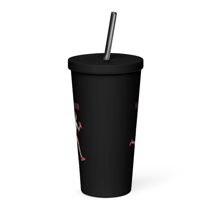 Nurse Athlete Tumbler with Straw | Ladies Running Edition product image (2)