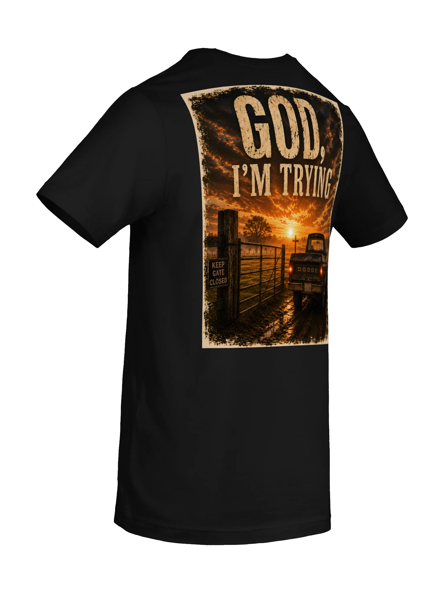 God, I'm Trying Classic Tee product image (84)