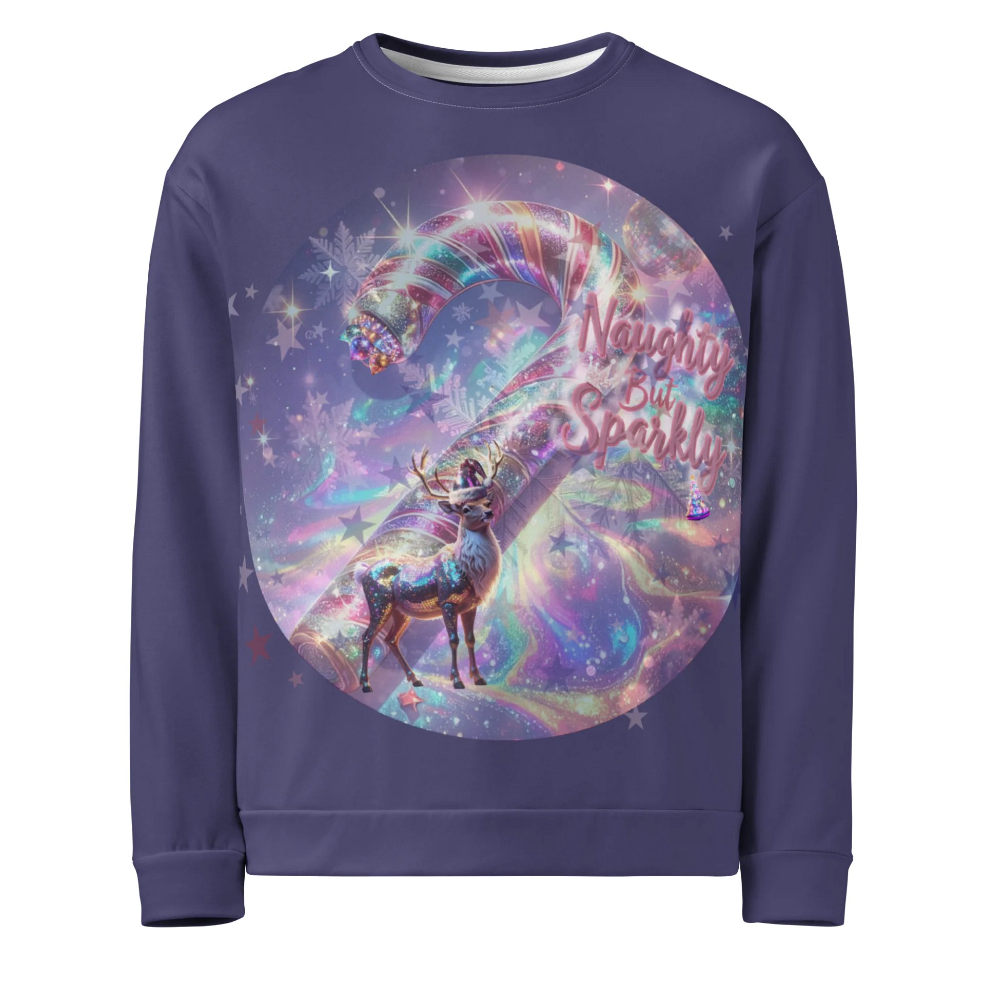 Naughty But Sparkly Christmas Sweatshirt product image (1)