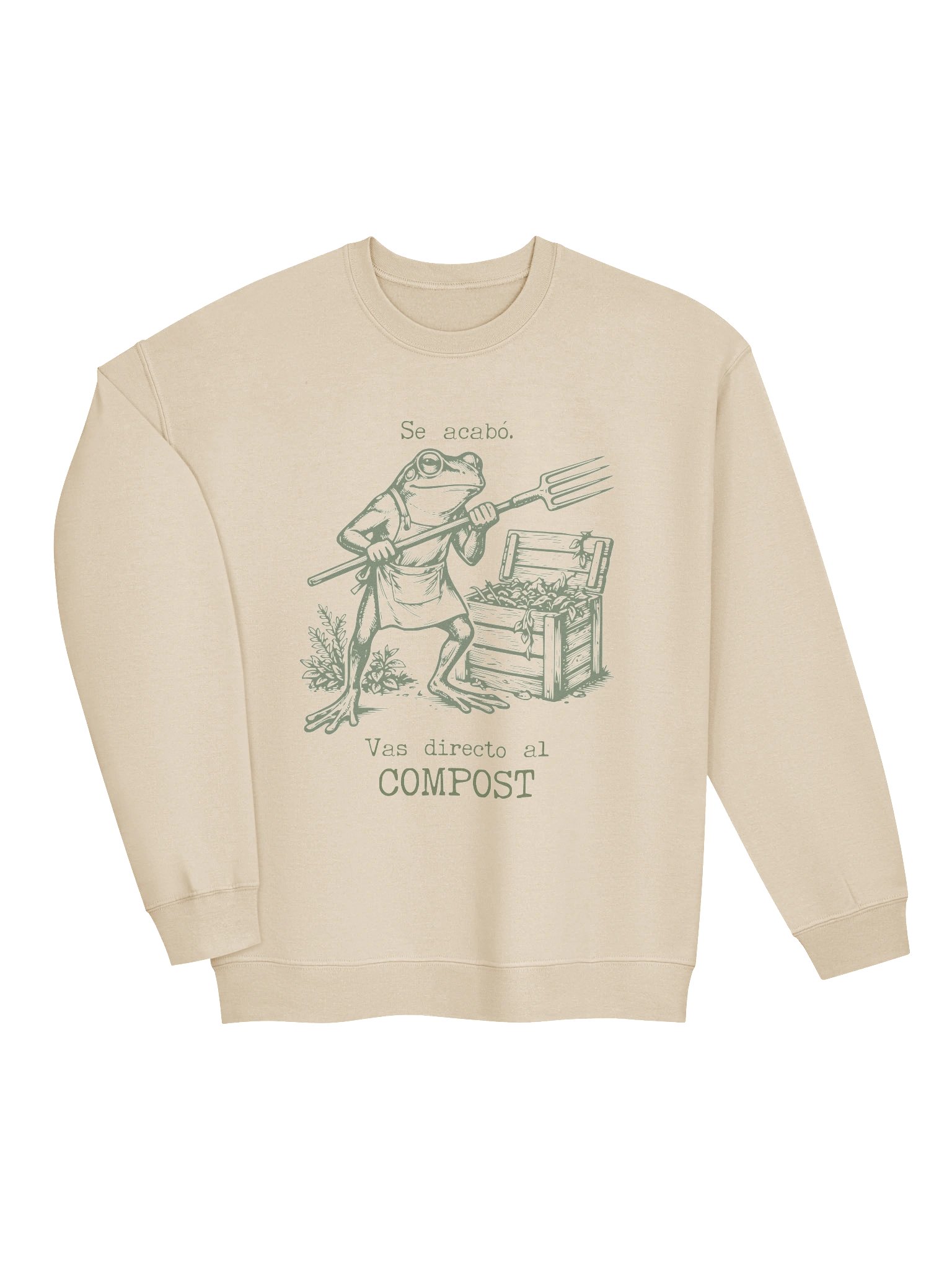 Sudadera Se Acabó Vas Directo al Compost | Sudadera Divertida de Jardinería | Regalo Original para Amantes del Huerto product image (3)
