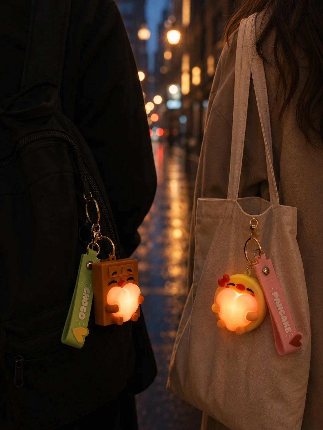 Pancake Light-Up Keychain product image (2)