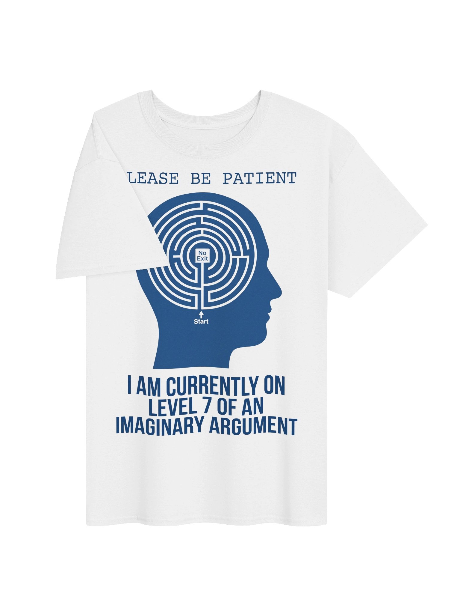 Funny Overthinker Imaginary Argument Maze Brain Graphic T-Shirt product image (3)