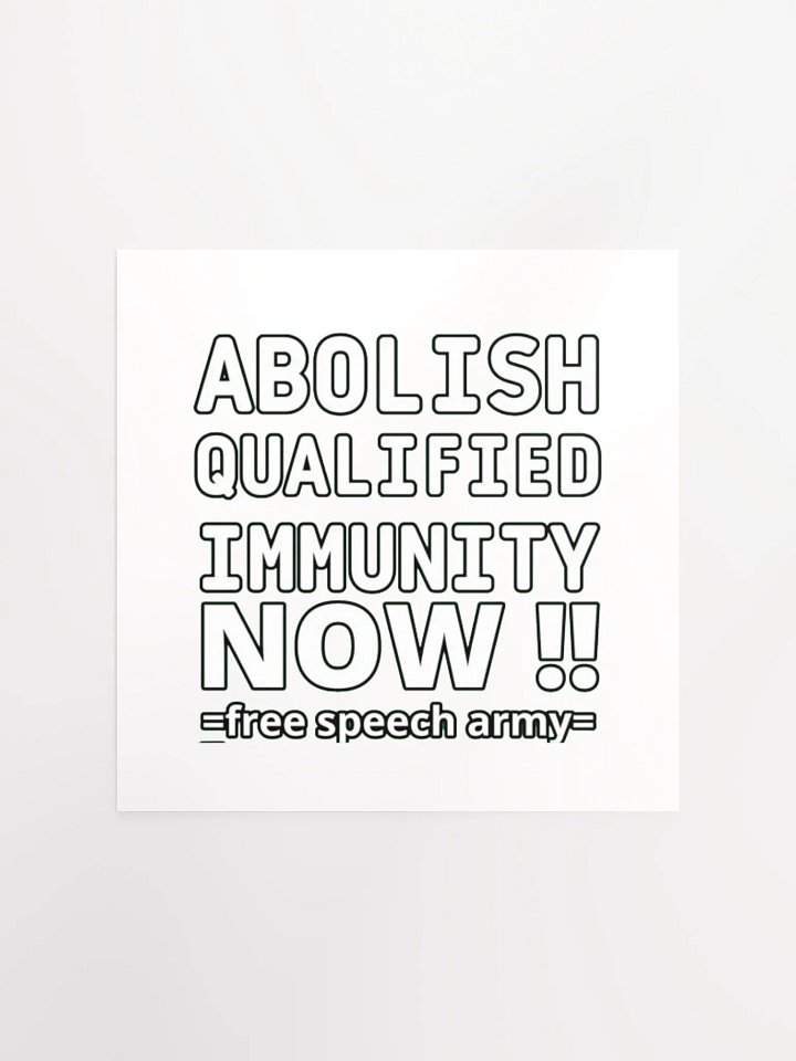 ABOLISH QUALIFIED IMMUNITY NOW product image (2)