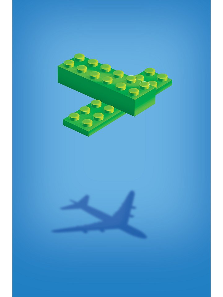 Plane (Green) | Poster product image (1)