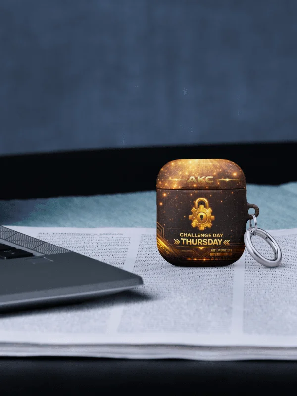 • AKC // Challenge Day Thursday AirPods® Case (Gen 1 & Gen 2) | Arkfall Kitty Collective product image (7)
