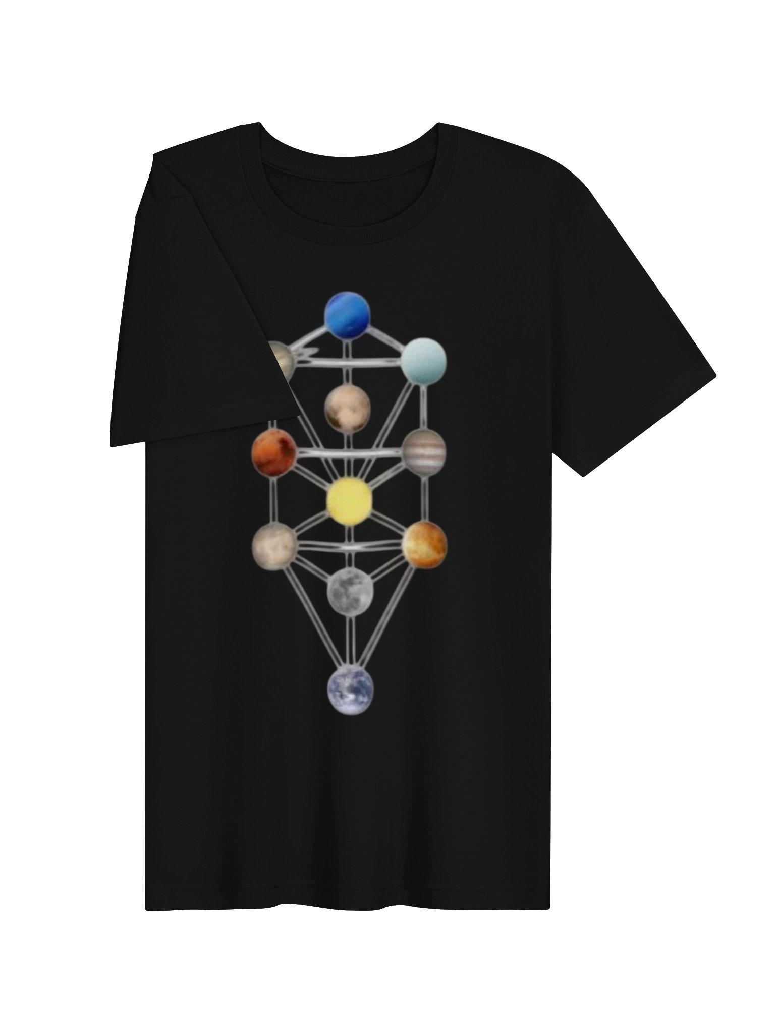 Tree of Life T-Shirt • Kabbalah Sefirot Shirt • Sacred Geometry Tee • Jewish Mysticism • Spiritual Meditation Shirt product image (3)
