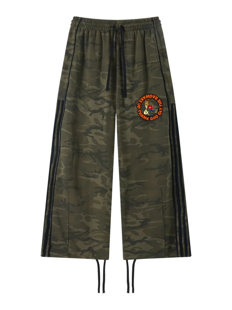 GET THE BAG Unisex Camo Wide Leg Sweatpants product image (1)