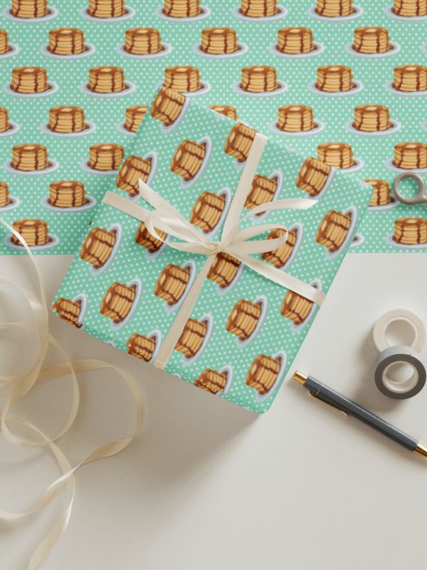 Pancakes & Polkadots Wrapping Paper, 3 Pack product image (1)