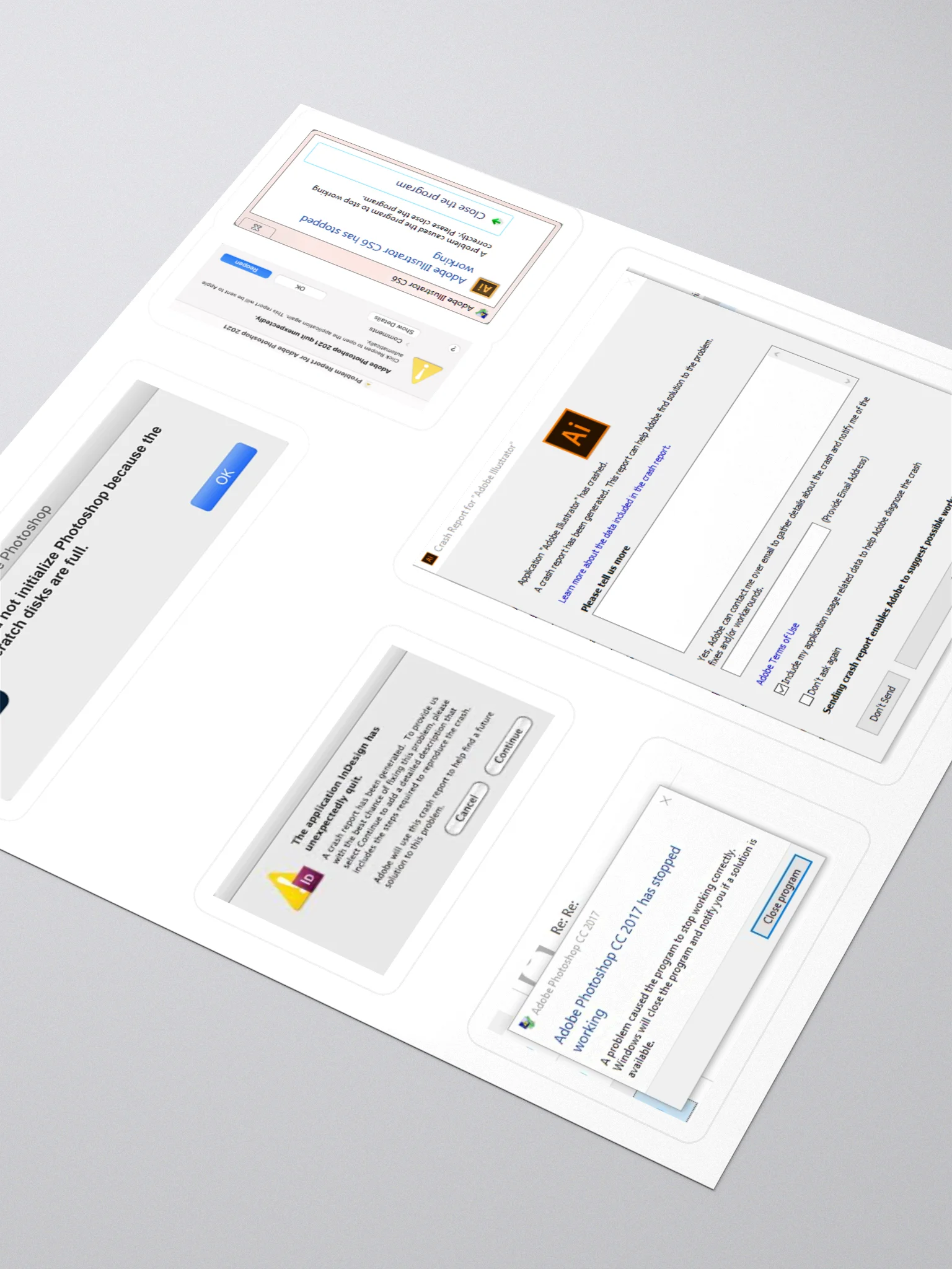 Adobe Crashed Stickers product image (3)