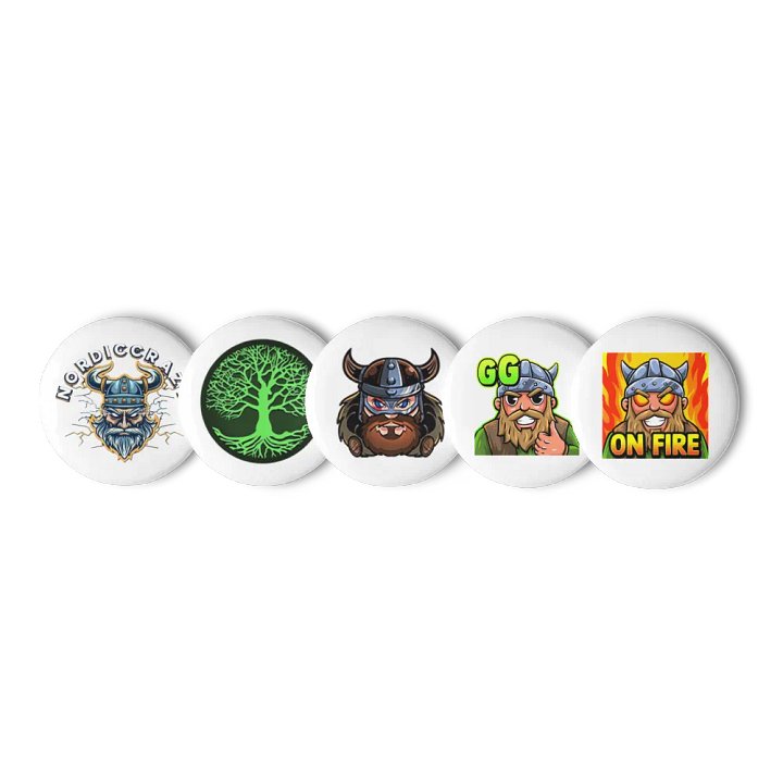 NORDICCRAZY badges product image (1)