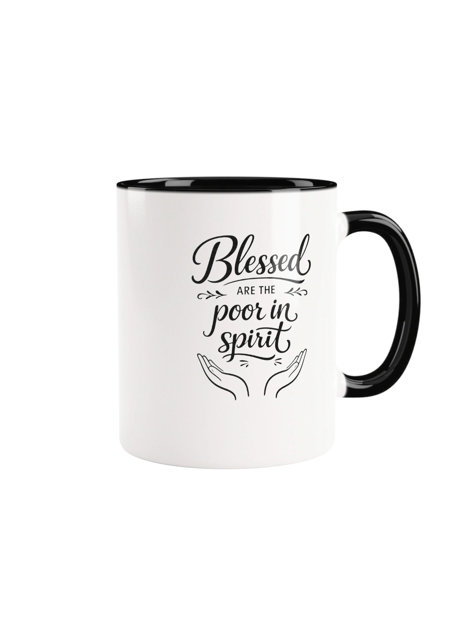 Blessed Are the Poor in Spirit Christian Coffee Mug | Matthew 5:3 Bible Verse Mug | Faith-Inspired Gift | Kingdom Life Co. product image (2)