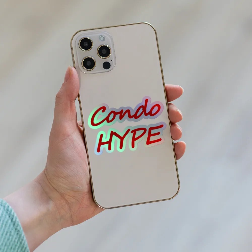 Holographic CondoHype Sticker product image (6)
