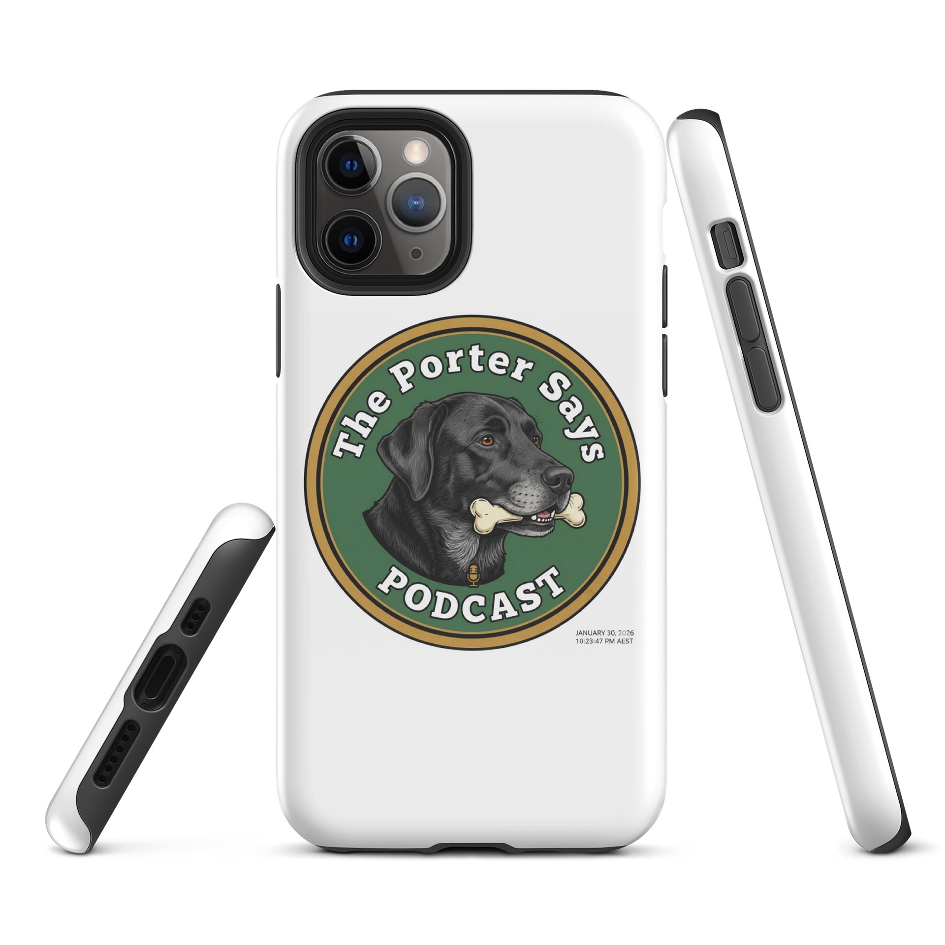 The Porter Says Podcast iPhone Case product image (1)