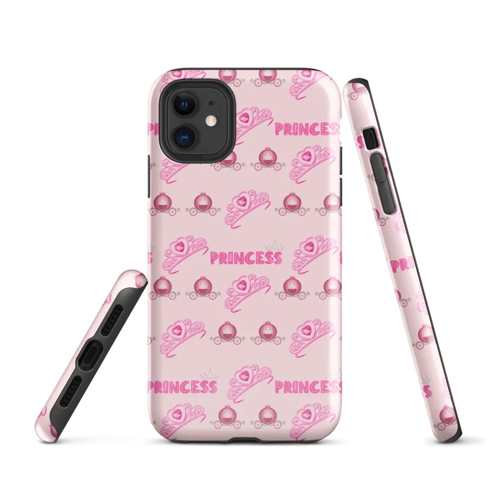 Pink Princess iPhone Tough Case product image (1)