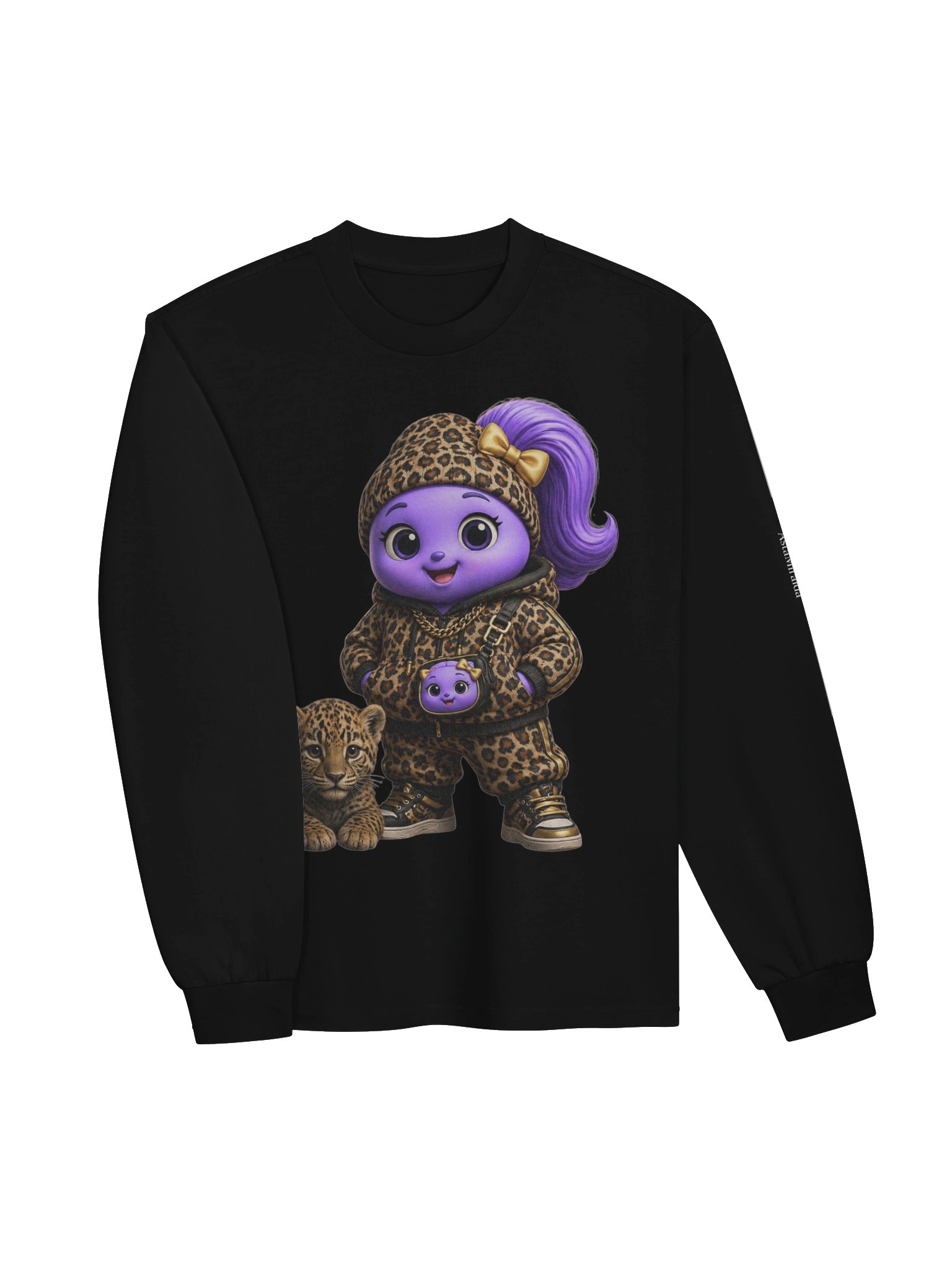 Bella Cub Leopard Streetwear Sweatshirt product image (3)