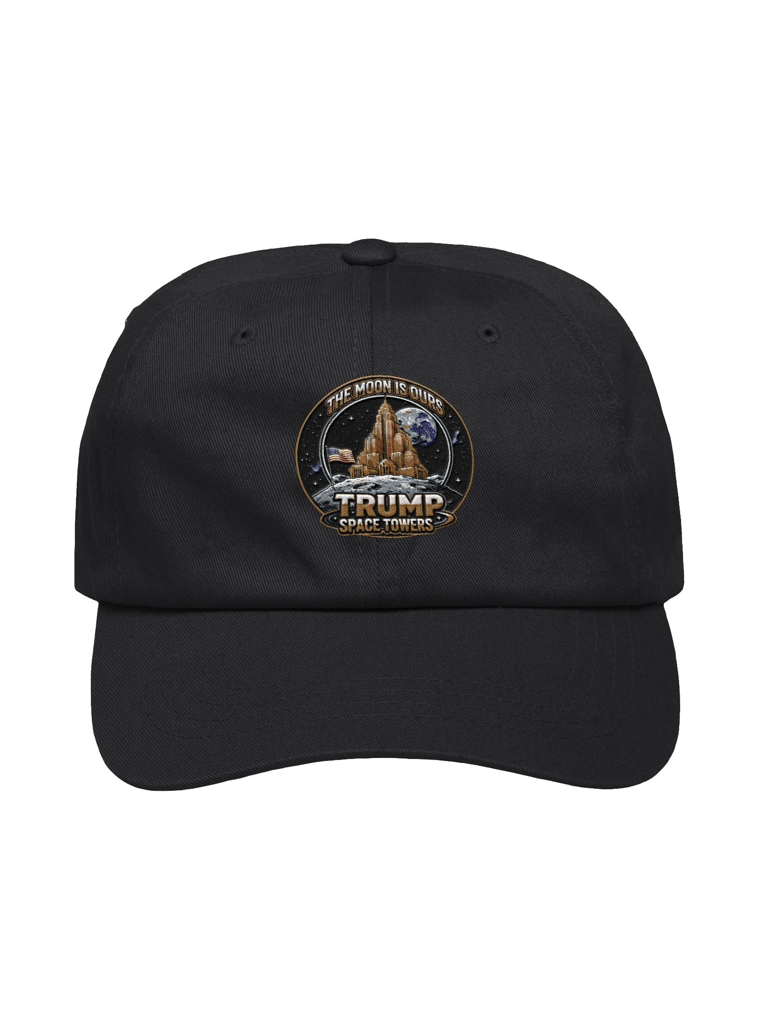 THE MOON IS OURS Space Towers Dad Hat product image (1)