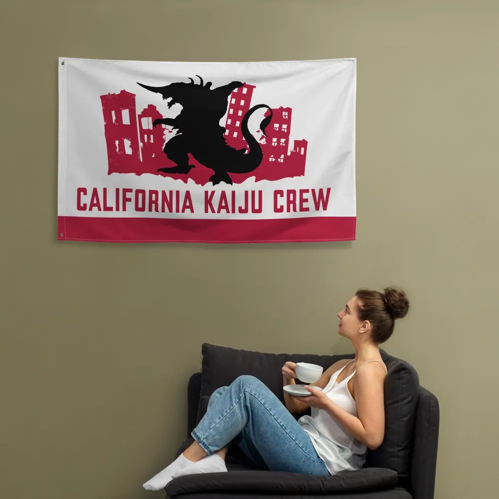 California Kaiju Crew Flag product image (12)