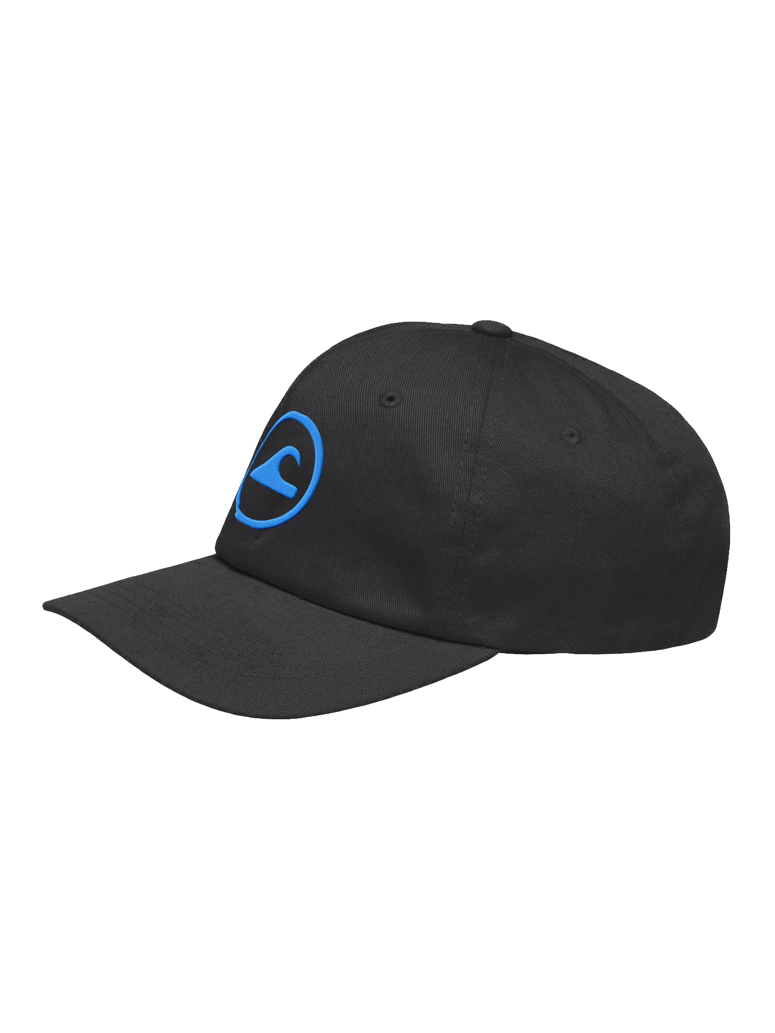 Embroidered Wave Rider Dad Hat (Aqua) product image (3)