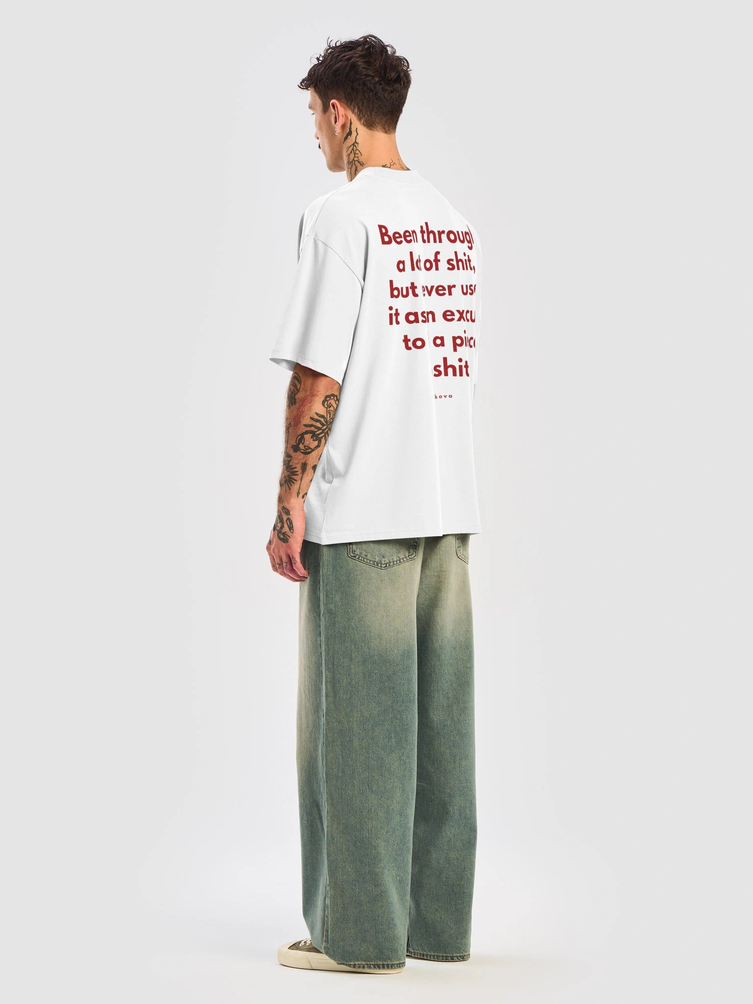 Never an Excuse — Oversized Tee product image (4)