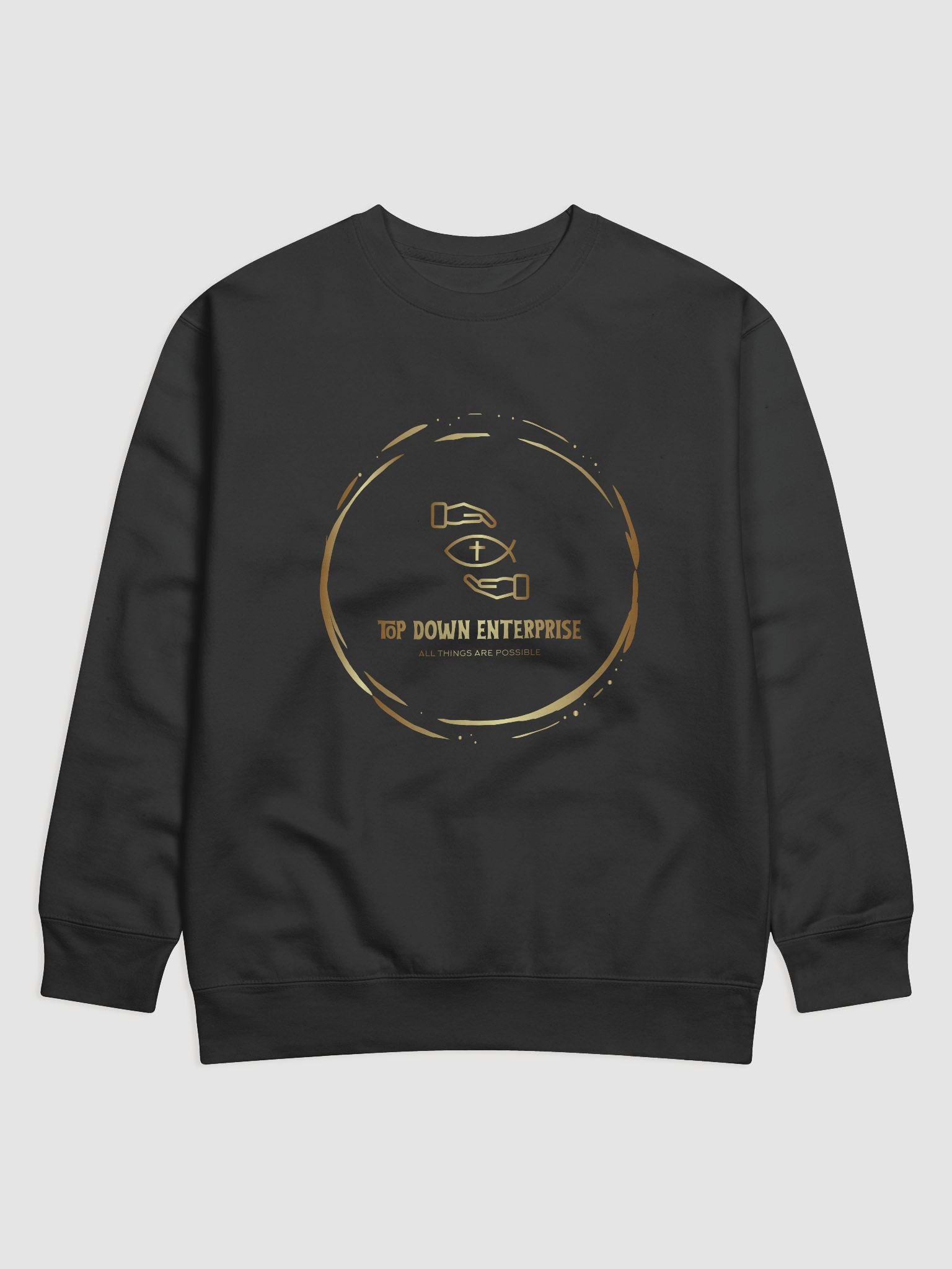 Top Down Gold Logo Sweatshirt product image (1)
