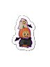 Cute Halloween Cauldron Pumpkin Gamer Ghost Magnet