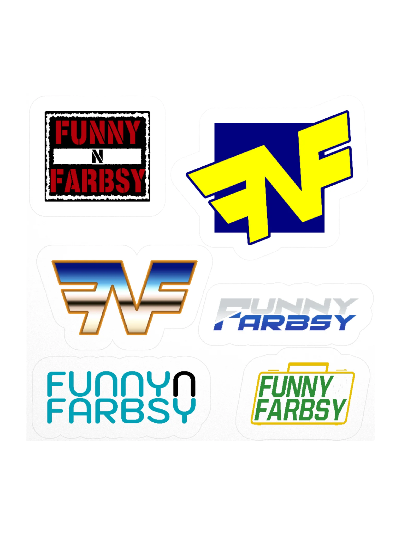Titans of Wrestling Themed Kiss Cut Sticker Set product image (2)