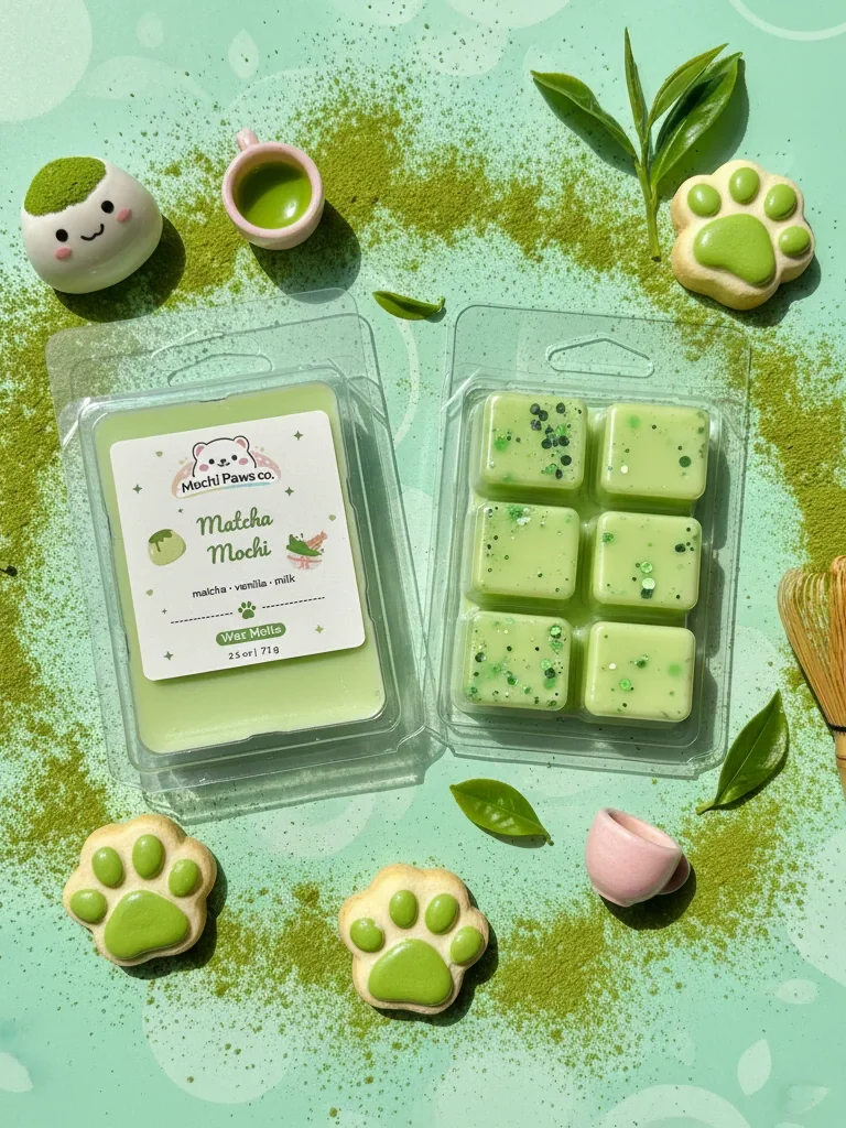 🍵 Matcha Mochi Wax Melts product image (1)