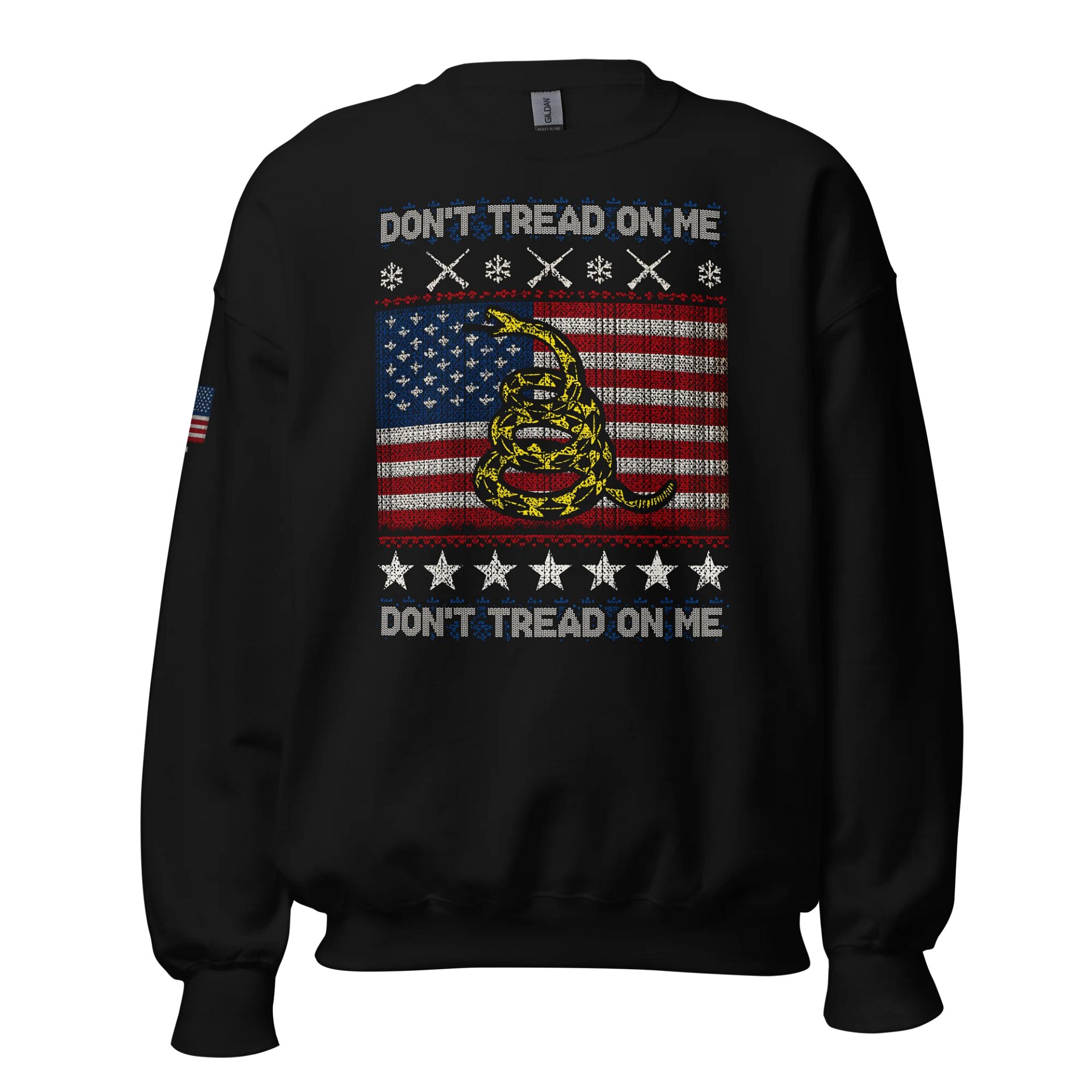 Don’t Tread On Me Ugly Xmas Sweater product image (1)