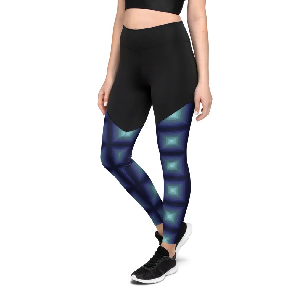 Blue 3D Gradient Squares product image (4)