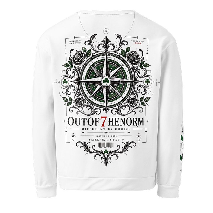 Midnight Rose 7 — All-Over Sweatshirt product image (2)